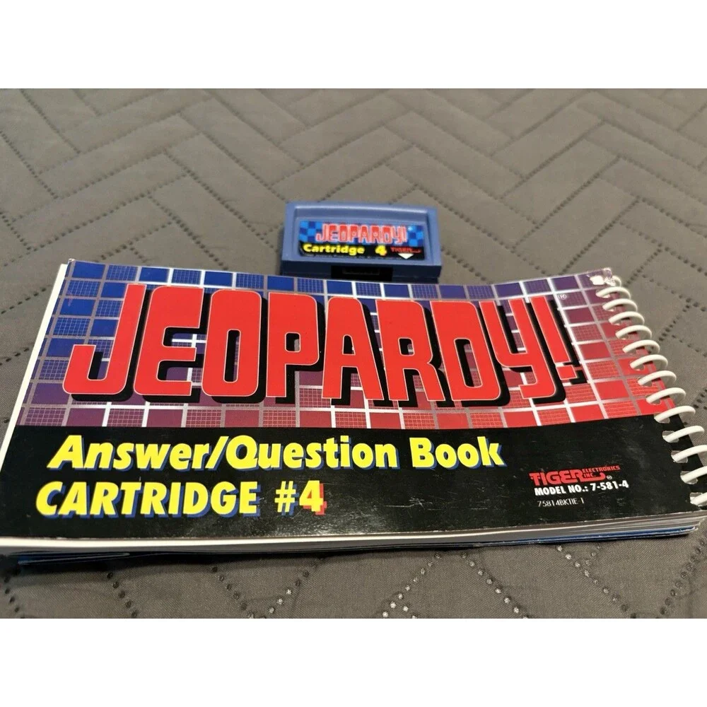 Jeopardy Handheld Game with Cartridge Bundle Tested